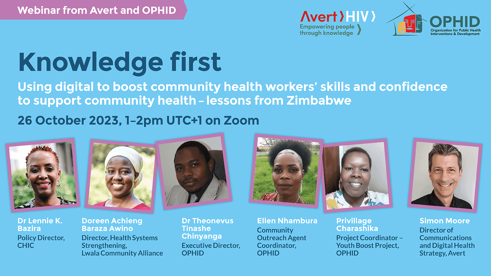 Webinar graphic with speaker details